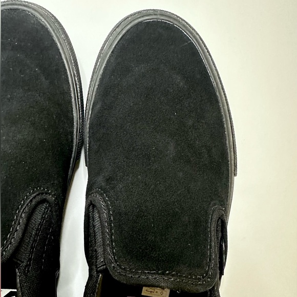 Vans Pop Cush Slip-ons Men’s Size 10 in All Black - Picture 3 of 16